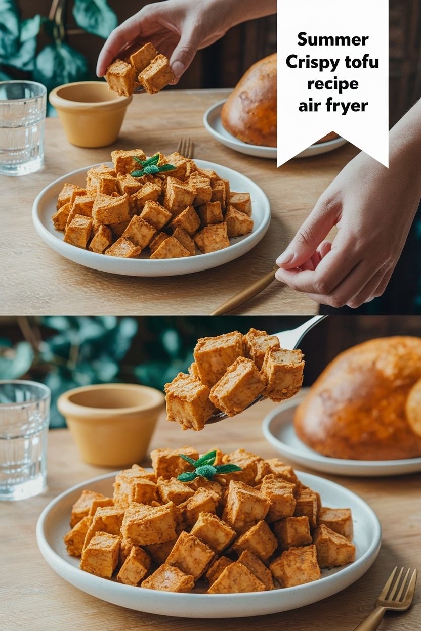crispy tofu recipe air fryer