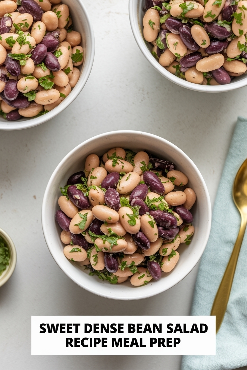 dense bean salad recipe meal prep