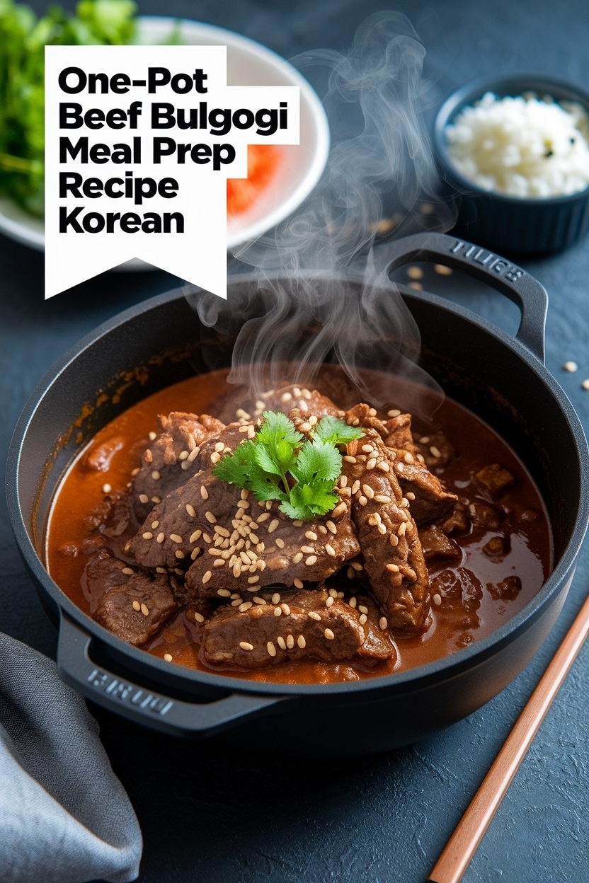 beef bulgogi meal prep recipe korean