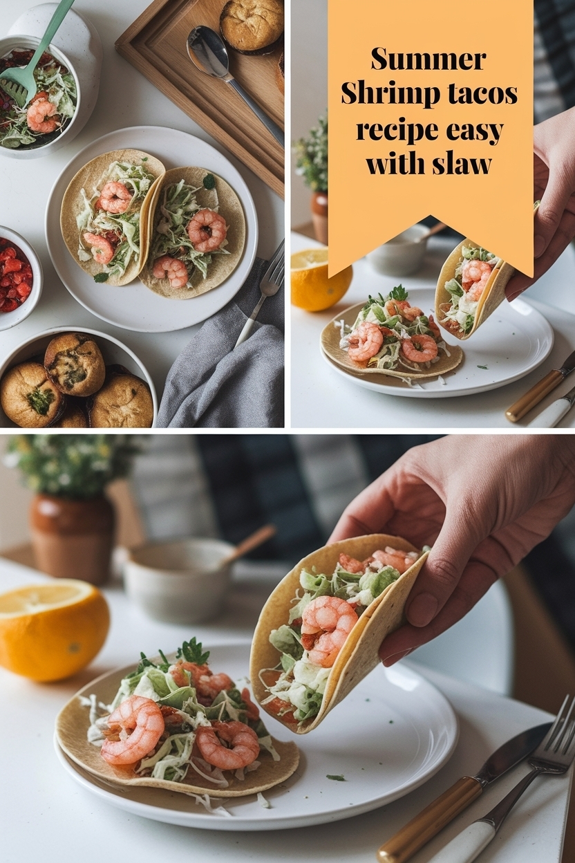 shrimp tacos recipe easy with slaw