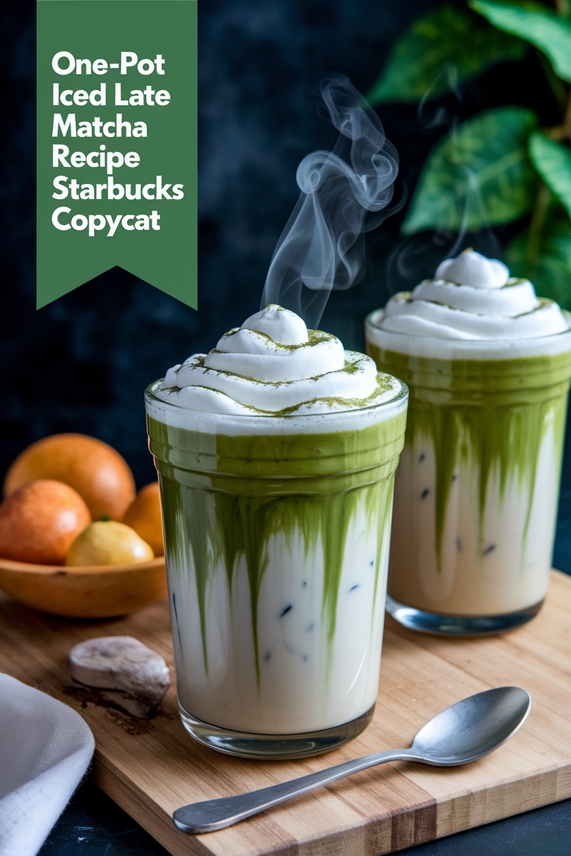 iced matcha latte recipe starbucks copycat