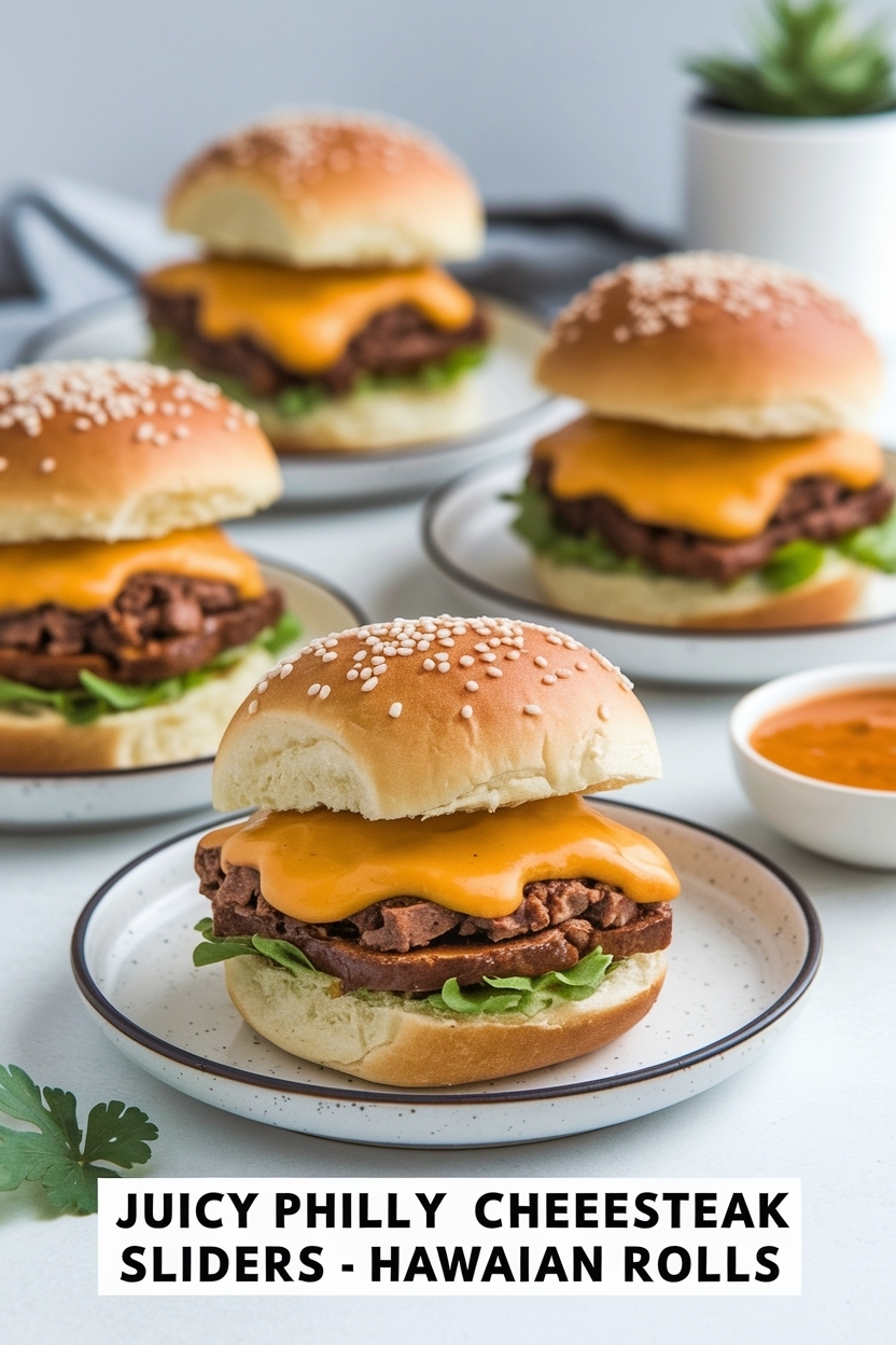philly cheesesteak sliders hawaiian rolls