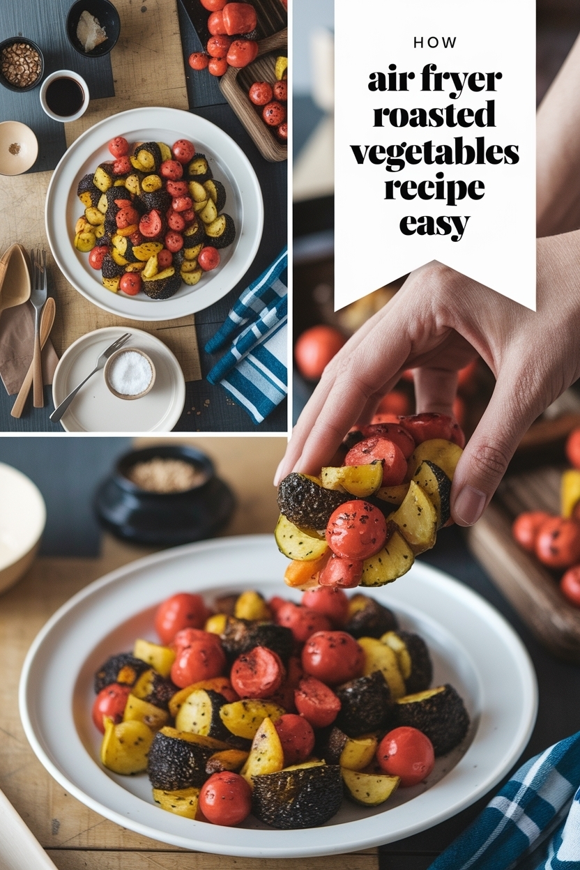 air fryer roasted vegetables recipe easy