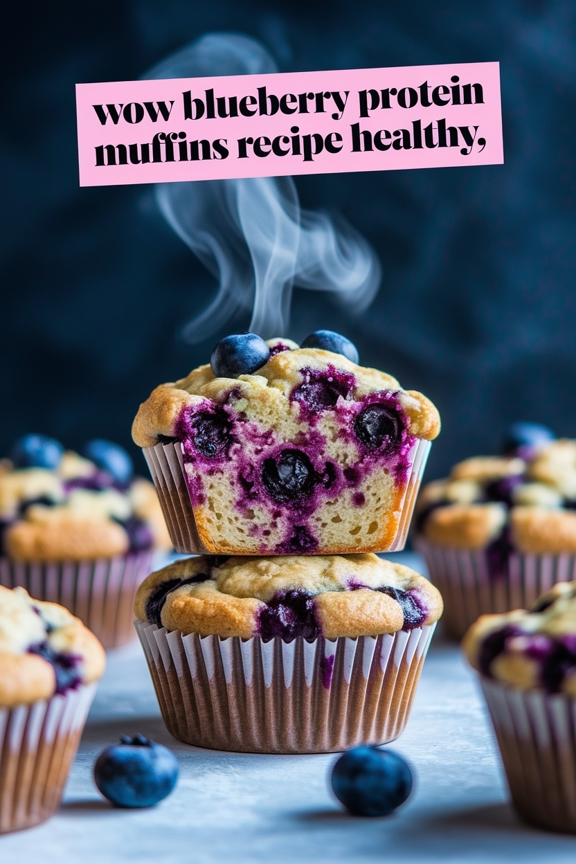 blueberry protein muffins recipe healthy