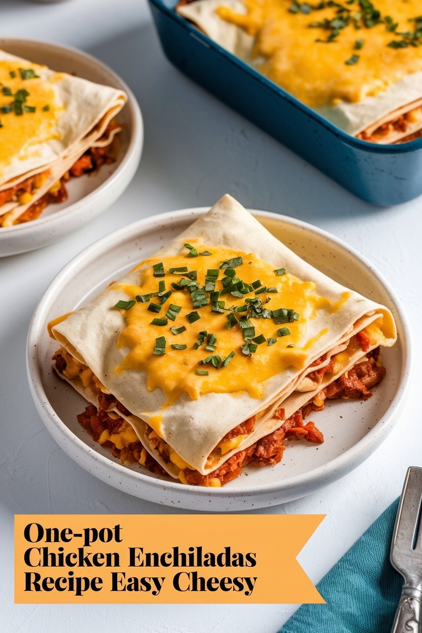 chicken enchiladas recipe easy cheesy