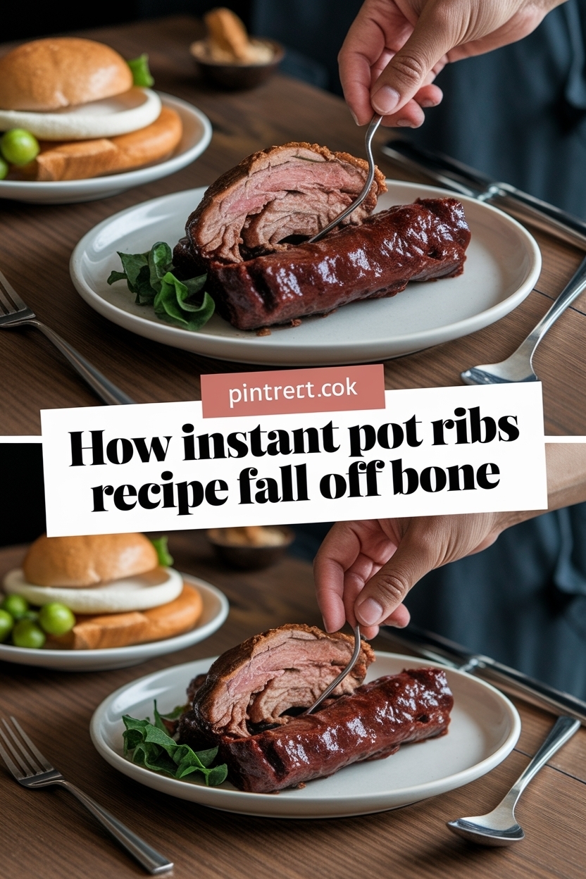 instant pot ribs recipe fall off bone