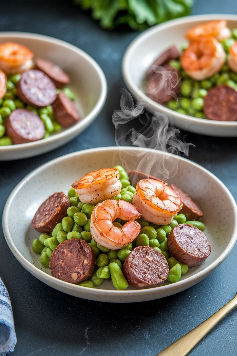 cajun shrimp and sausage meal prep