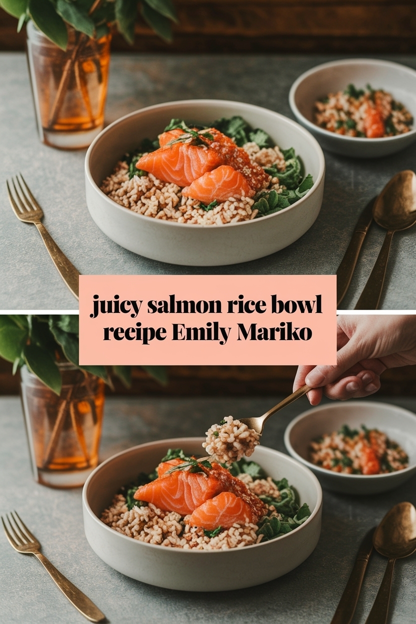 salmon rice bowl recipe emily mariko