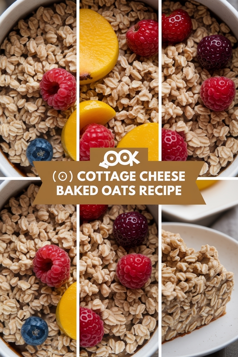cottage cheese baked oats recipe