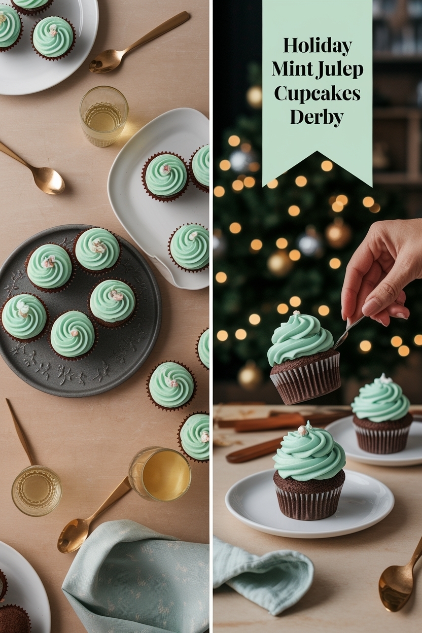 mint julep cupcakes derby