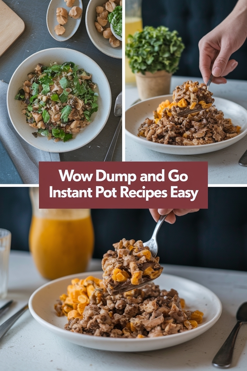 dump and go instant pot recipes easy