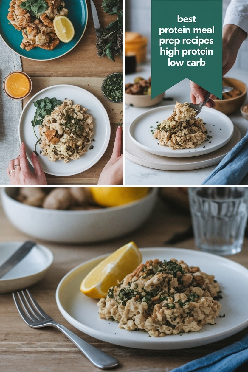 protein meal prep recipes high protein low carb