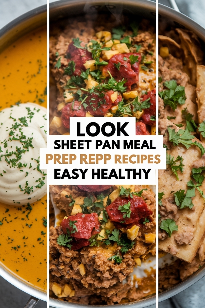 sheet pan meal prep recipes easy healthy