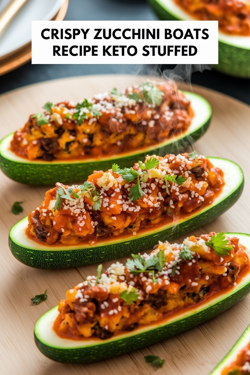 zucchini boats recipe keto stuffed