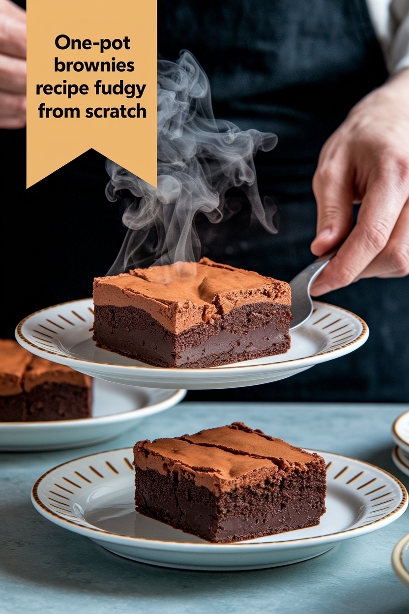 brownies recipe fudgy from scratch