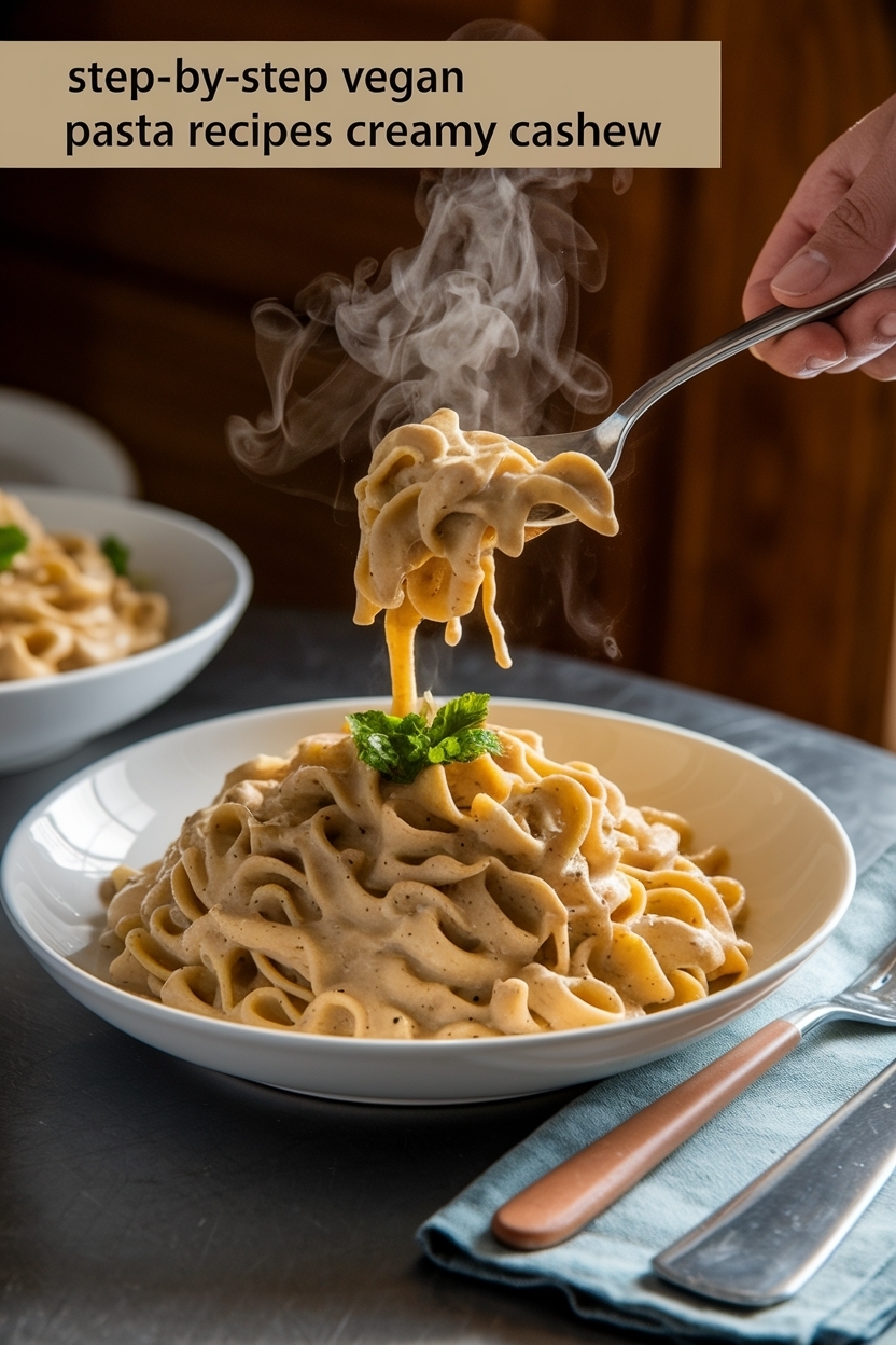 vegan pasta recipes creamy cashew