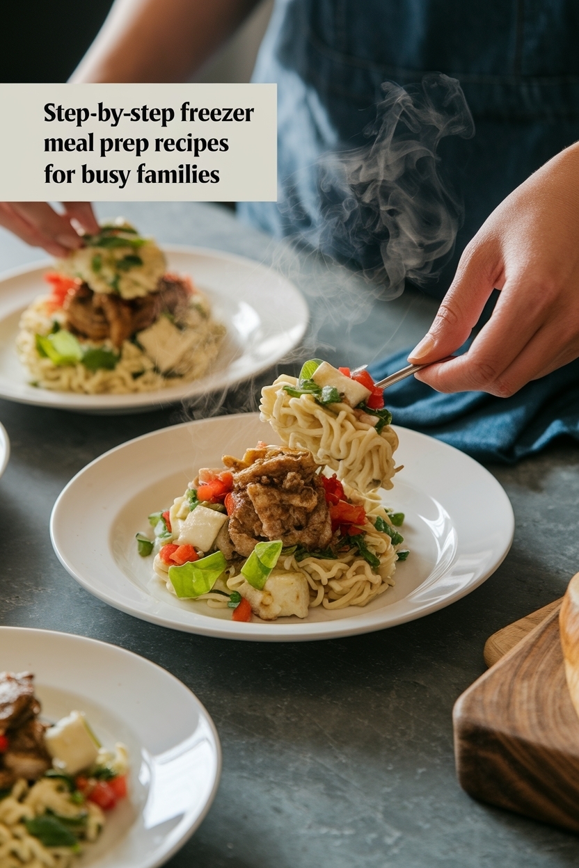 freezer meal prep recipes for busy families