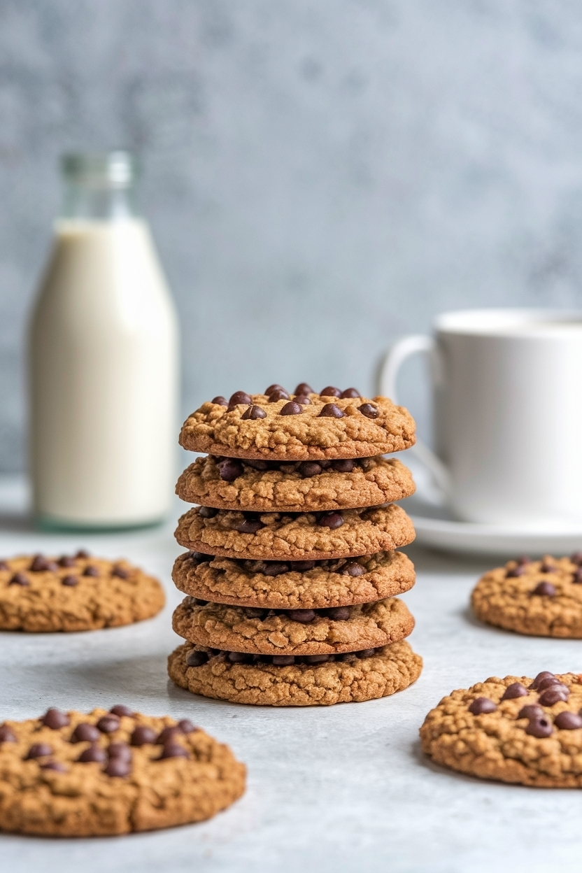 rhubarb oatmeal cookies - Extra Photo