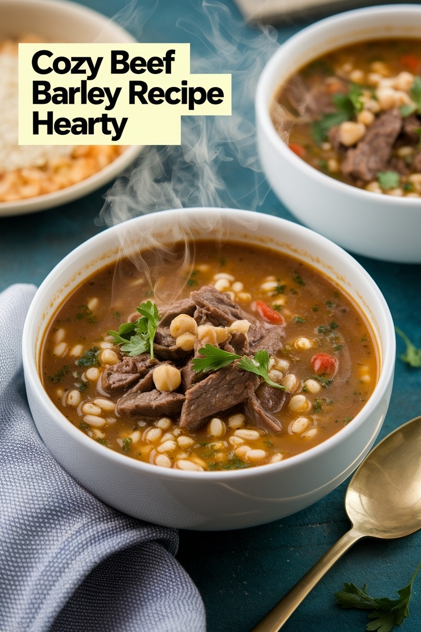beef barley soup recipe hearty