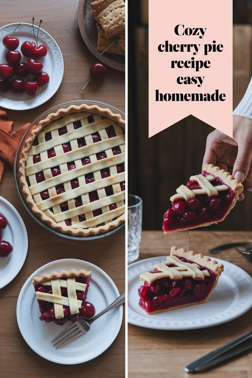 cherry pie recipe easy homemade