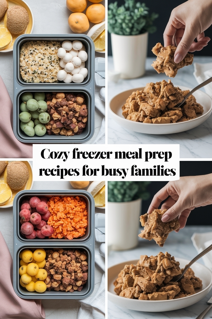 freezer meal prep recipes for busy families