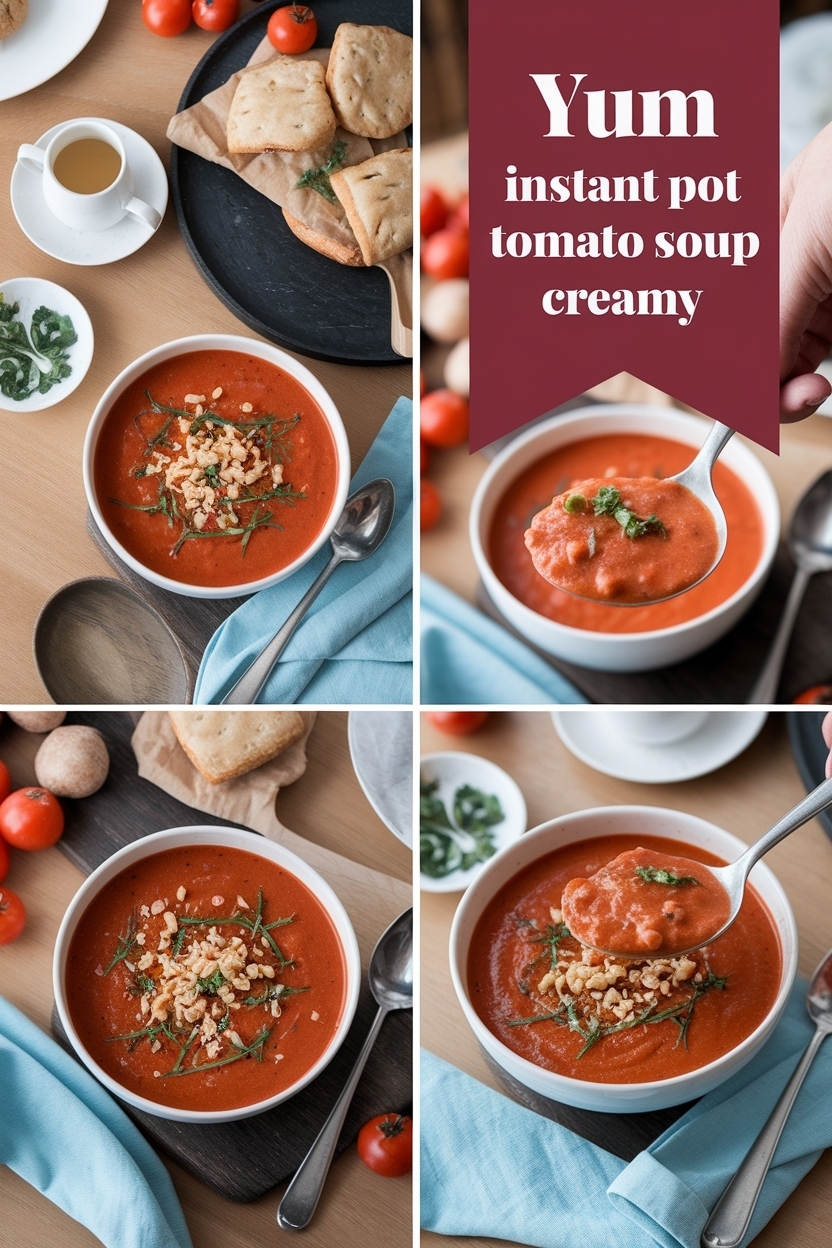 instant pot tomato soup recipe creamy