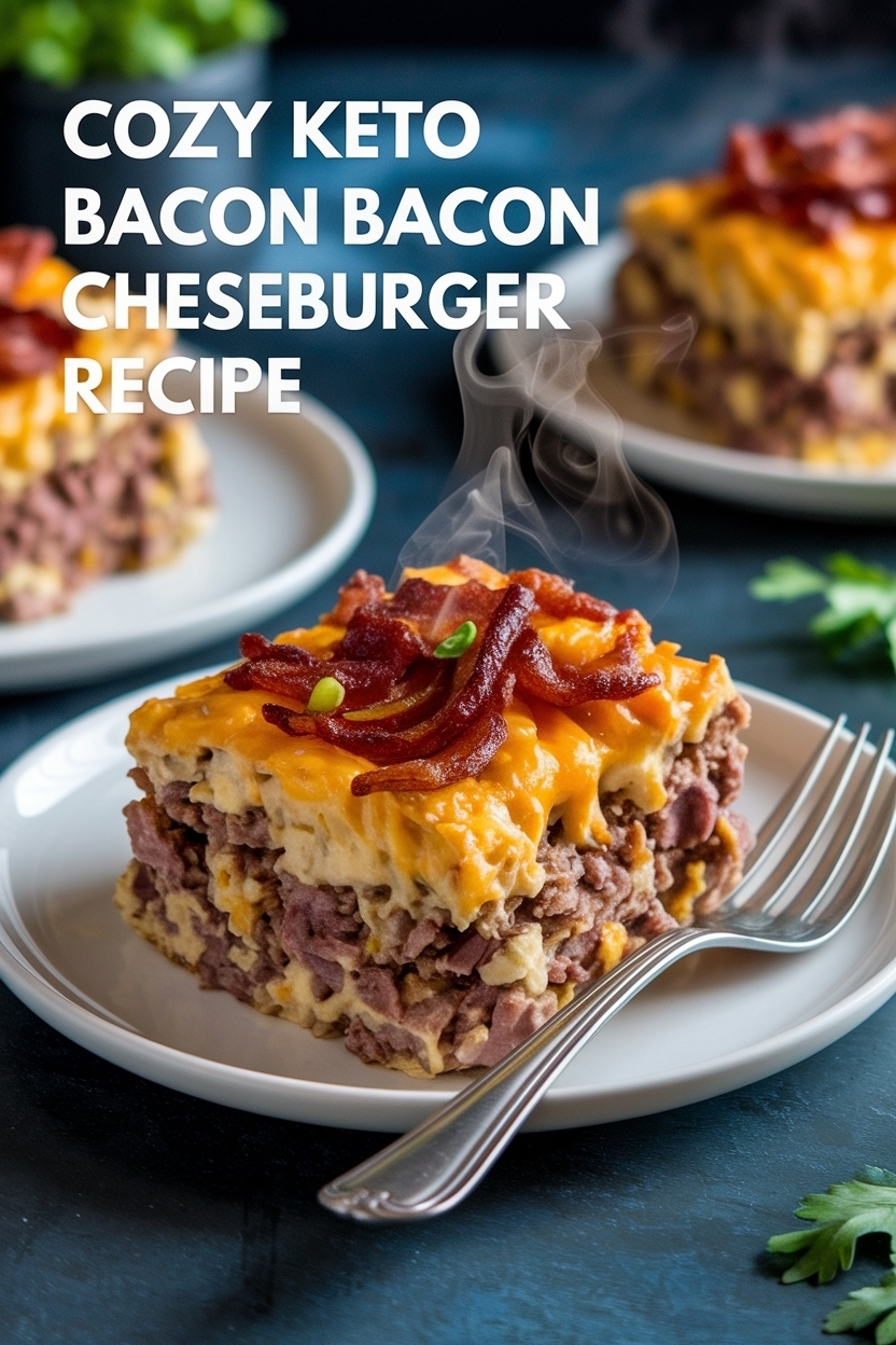 keto bacon cheeseburger casserole recipe