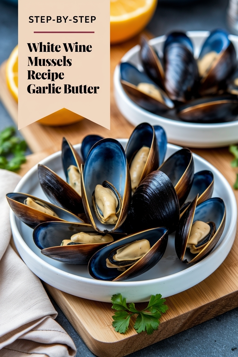 white wine mussels recipe garlic butter