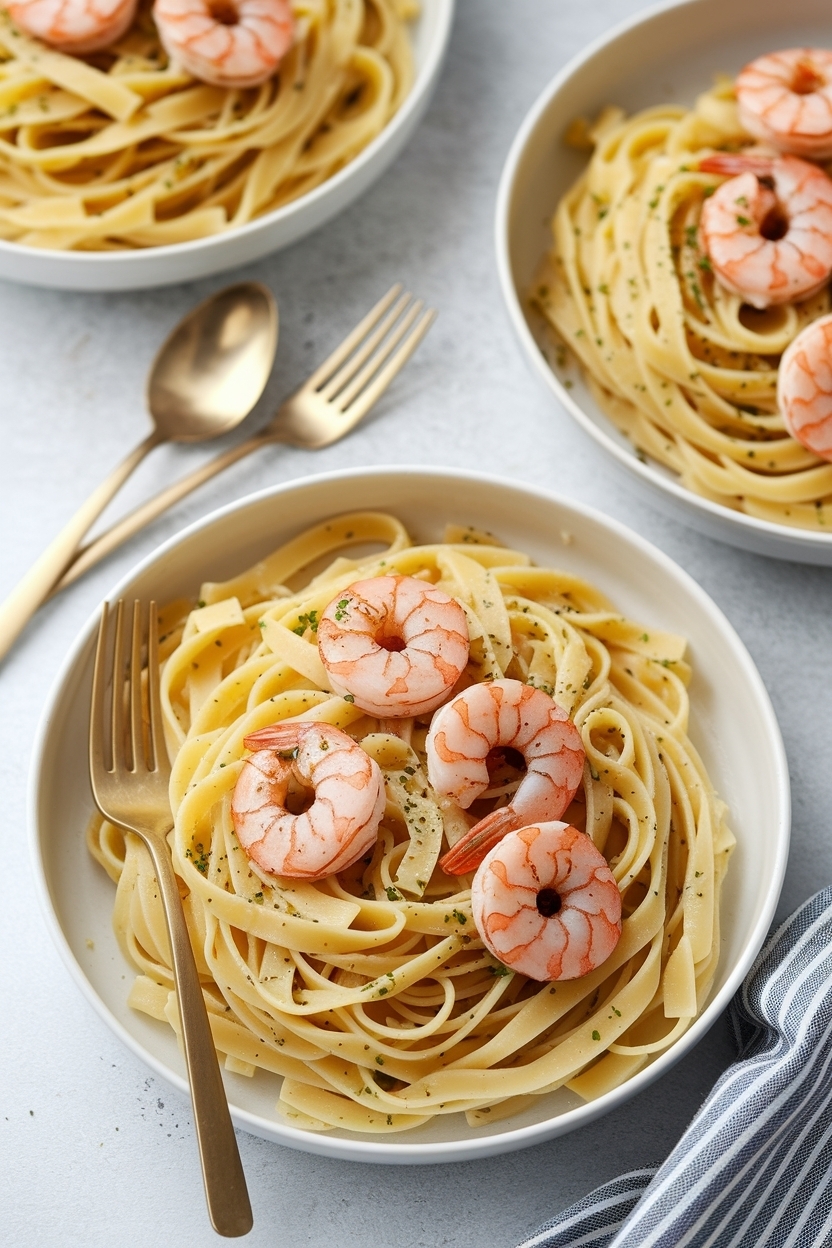 garlic butter shrimp scampi pasta no wine