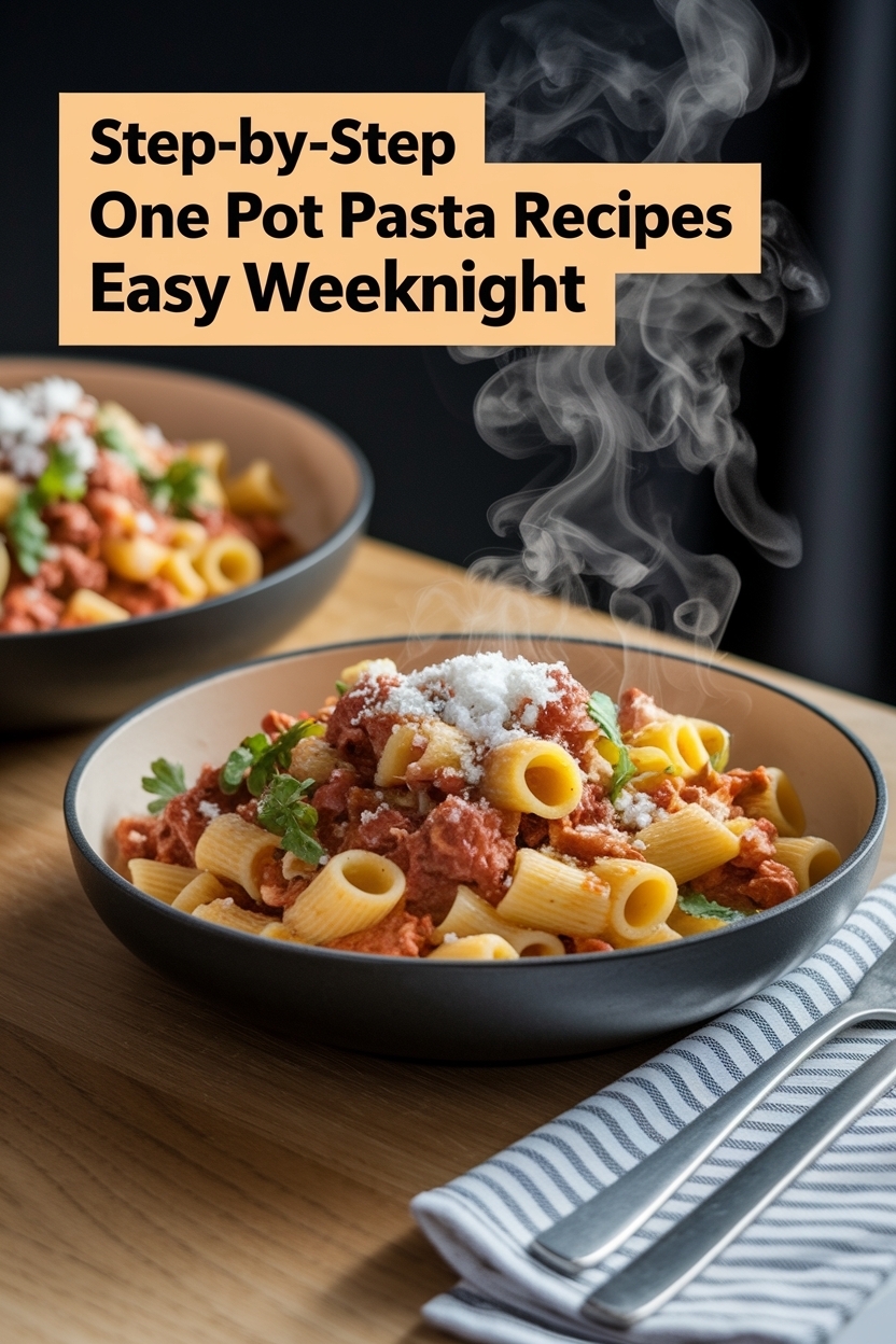 one pot pasta recipes easy weeknight