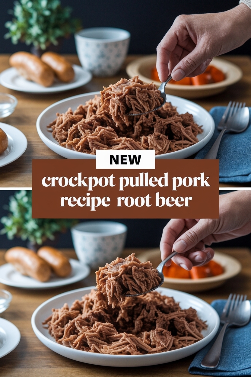 crockpot pulled pork recipe root beer
