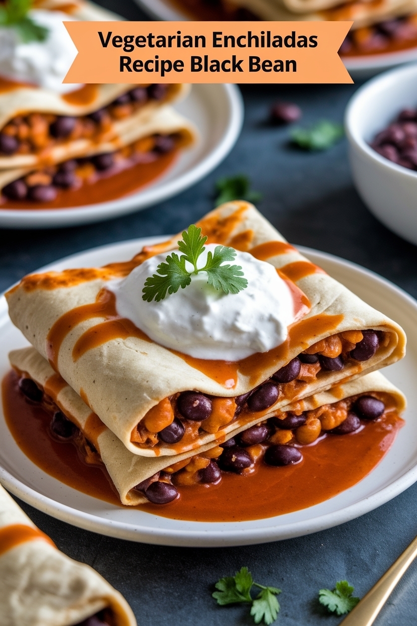 vegetarian enchiladas recipe black bean
