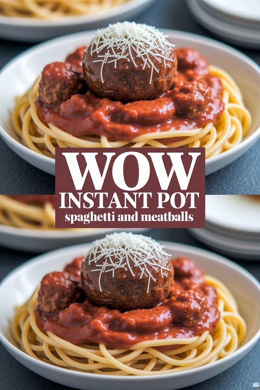 instant pot spaghetti and meatballs