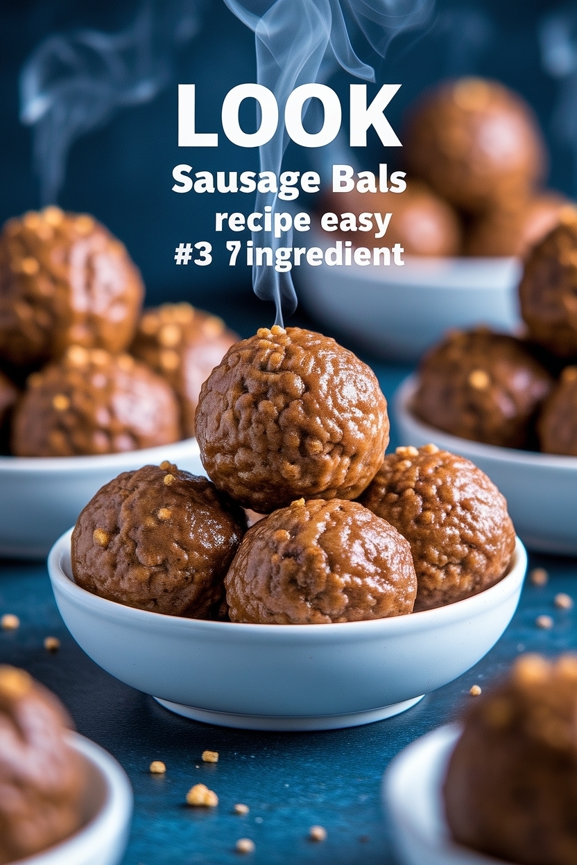 sausage balls recipe easy bisquick 3 ingredient