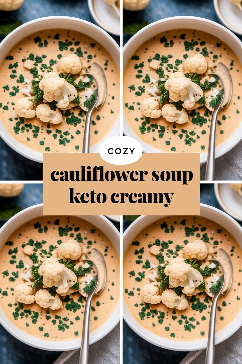 cauliflower soup recipe keto creamy