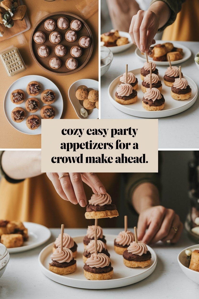 easy party appetizers for a crowd make ahead