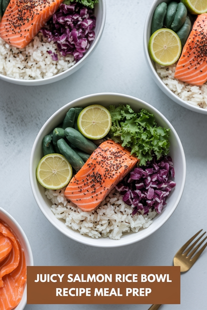 salmon rice bowl recipe meal prep