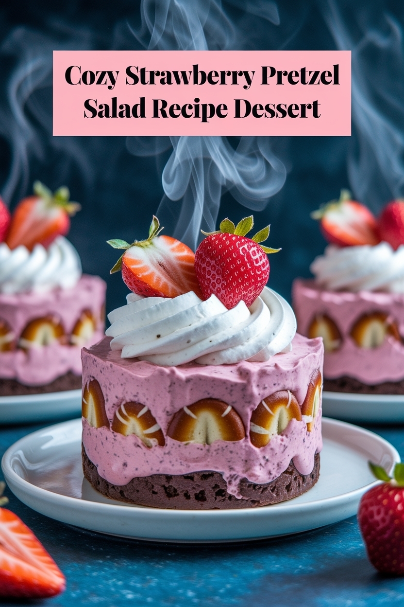 strawberry pretzel salad recipe dessert