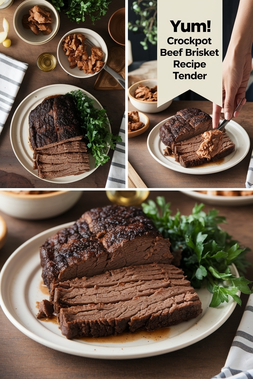 crockpot beef brisket recipe tender