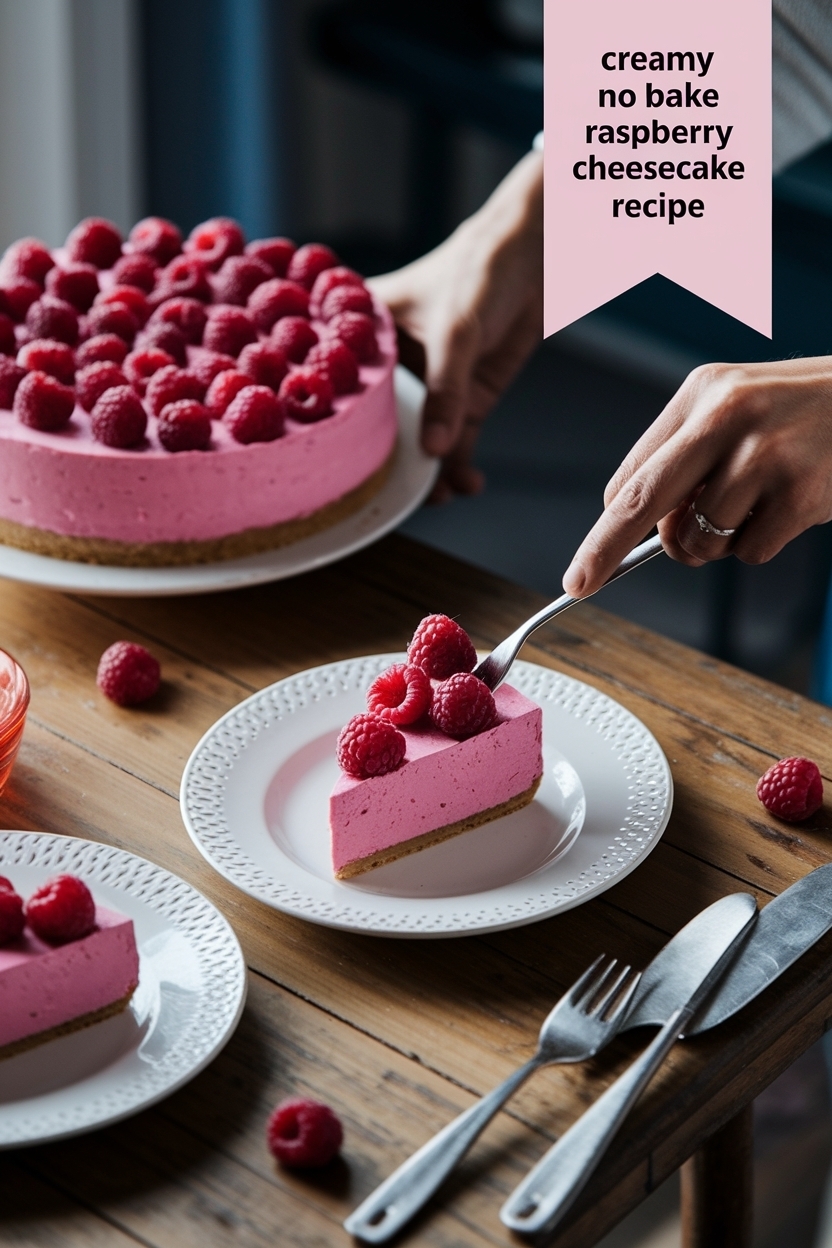 no bake raspberry cheesecake recipe