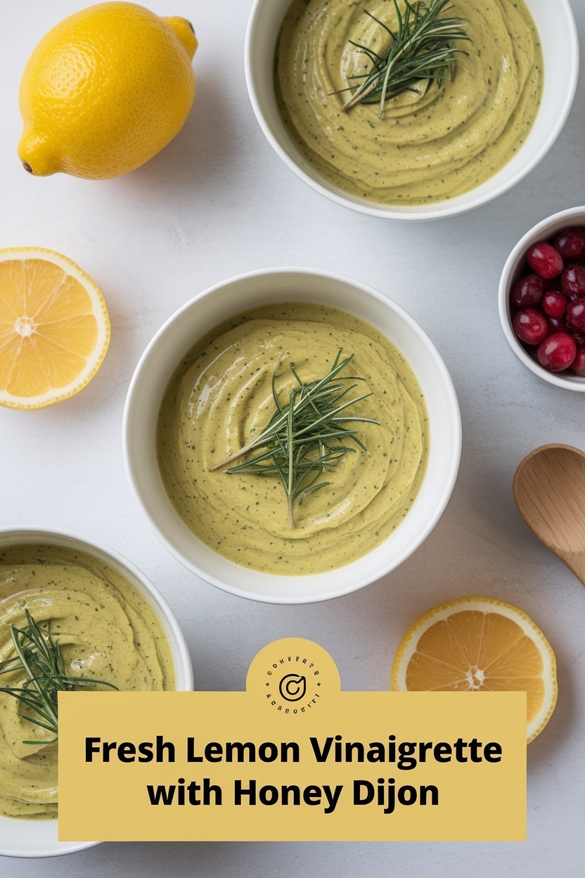 lemon vinaigrette with honey dijon