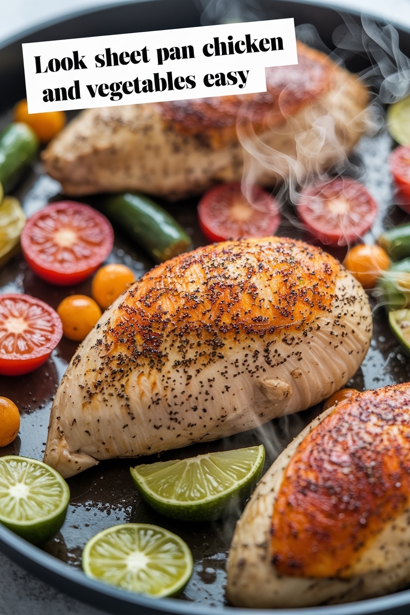 sheet pan chicken and vegetables easy
