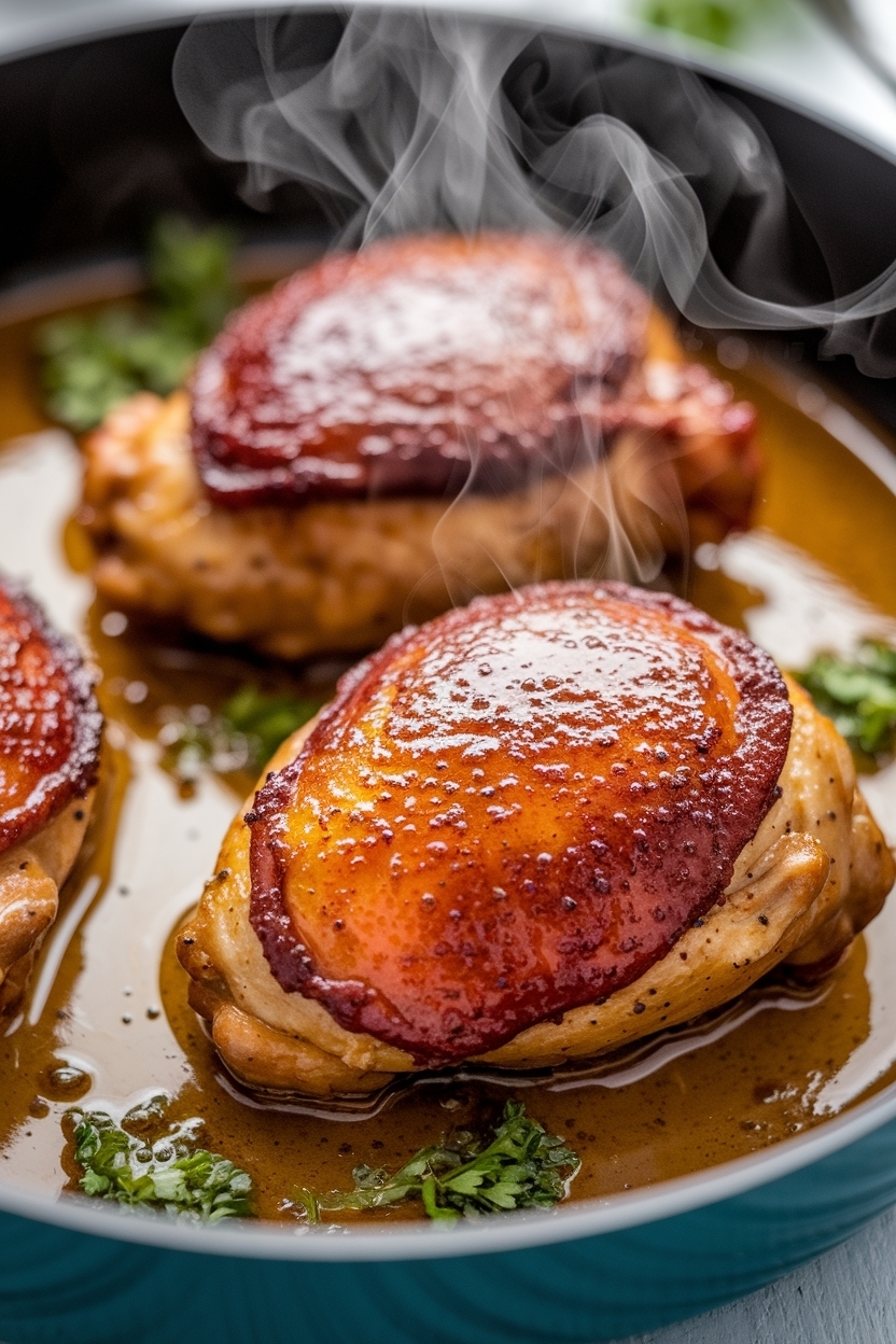 one pan tuscan chicken thighs viral