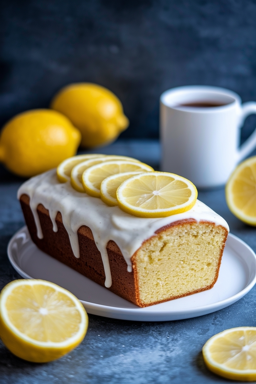 meyer lemon olive oil cake loaf pan