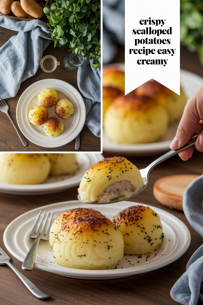 scalloped potatoes recipe easy creamy - Extra Photo