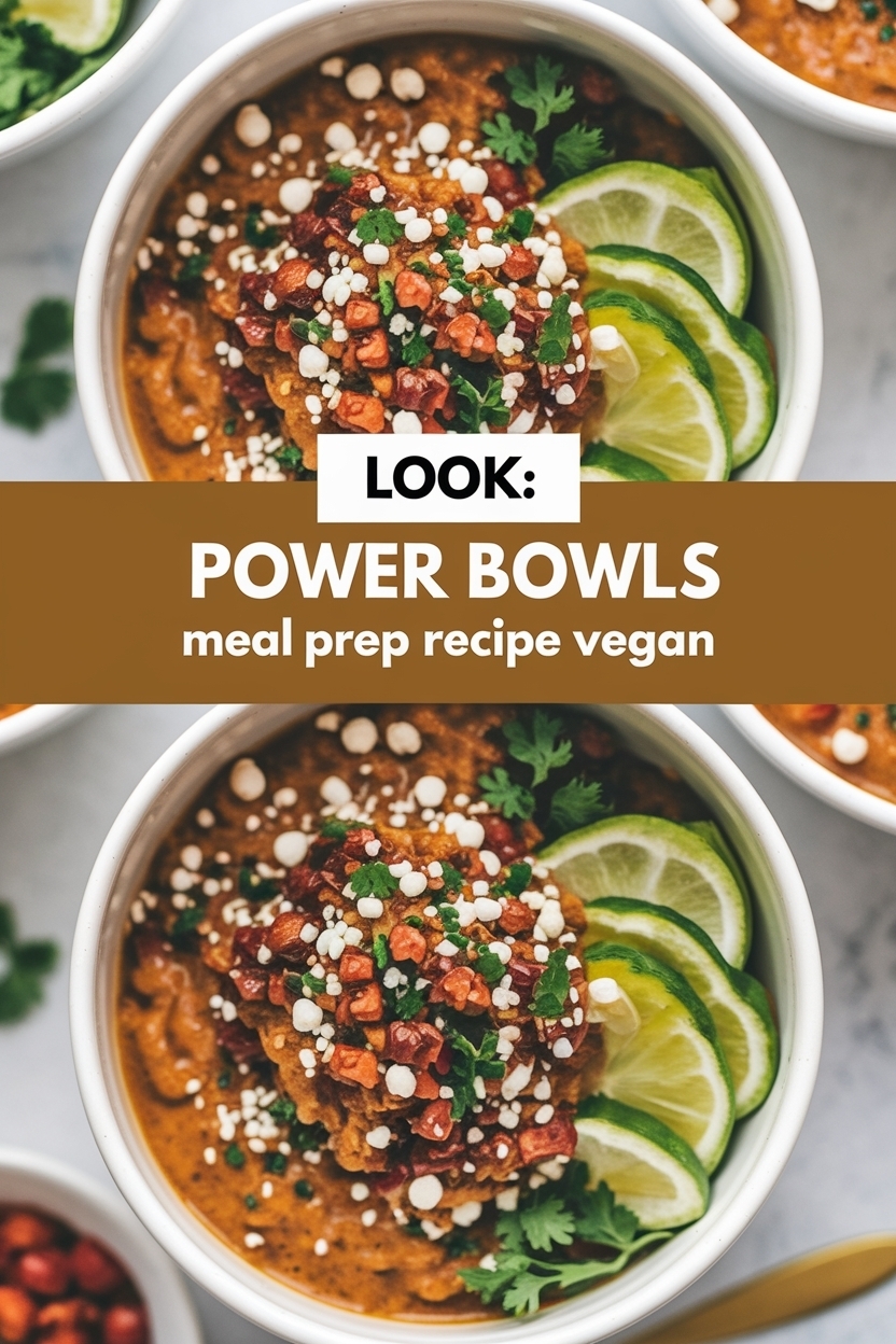 power bowls meal prep recipe vegan