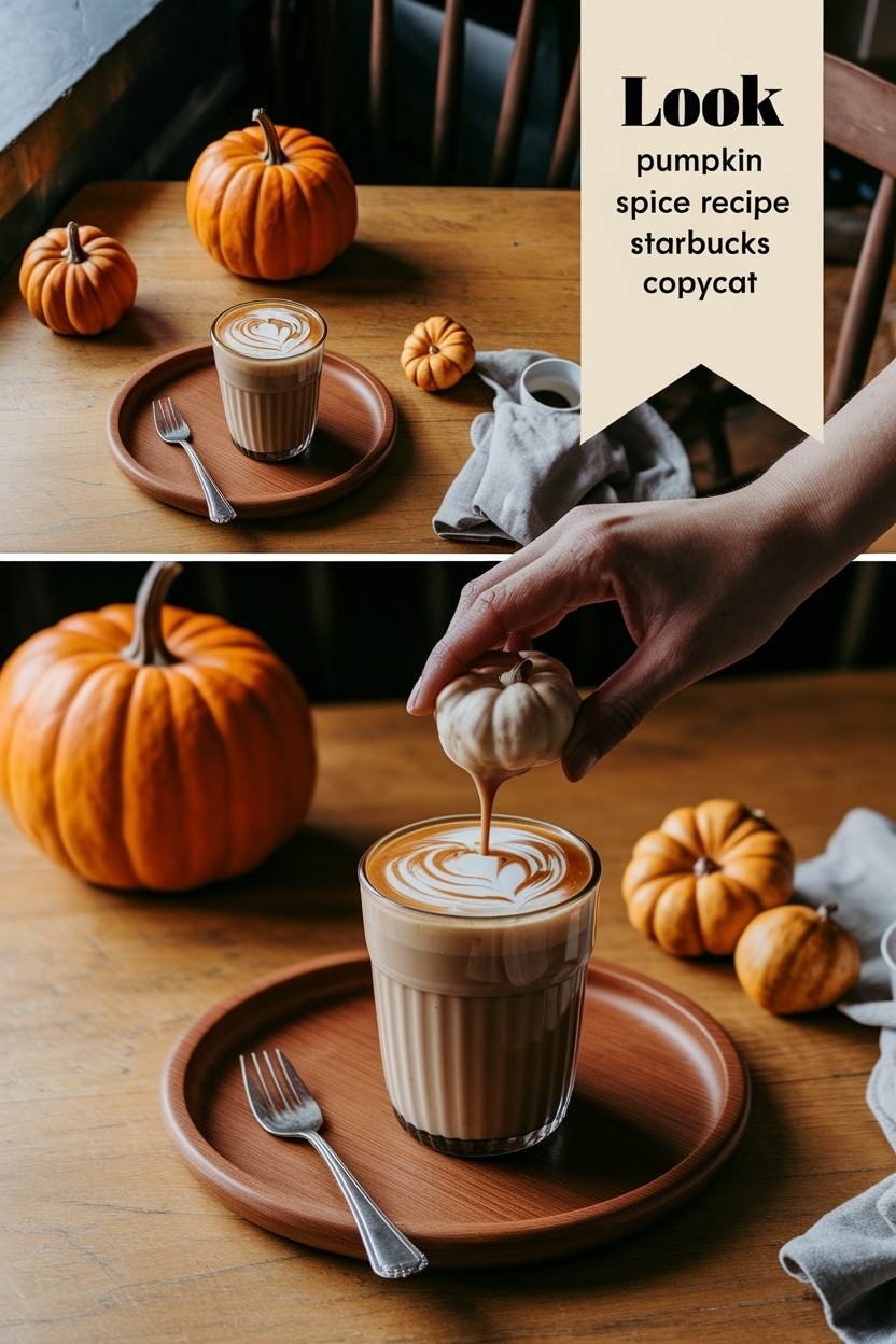 pumpkin spice latte recipe starbucks copycat
