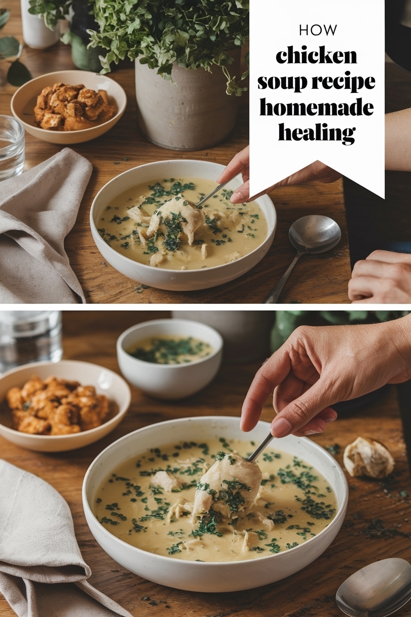 chicken soup recipe homemade healing