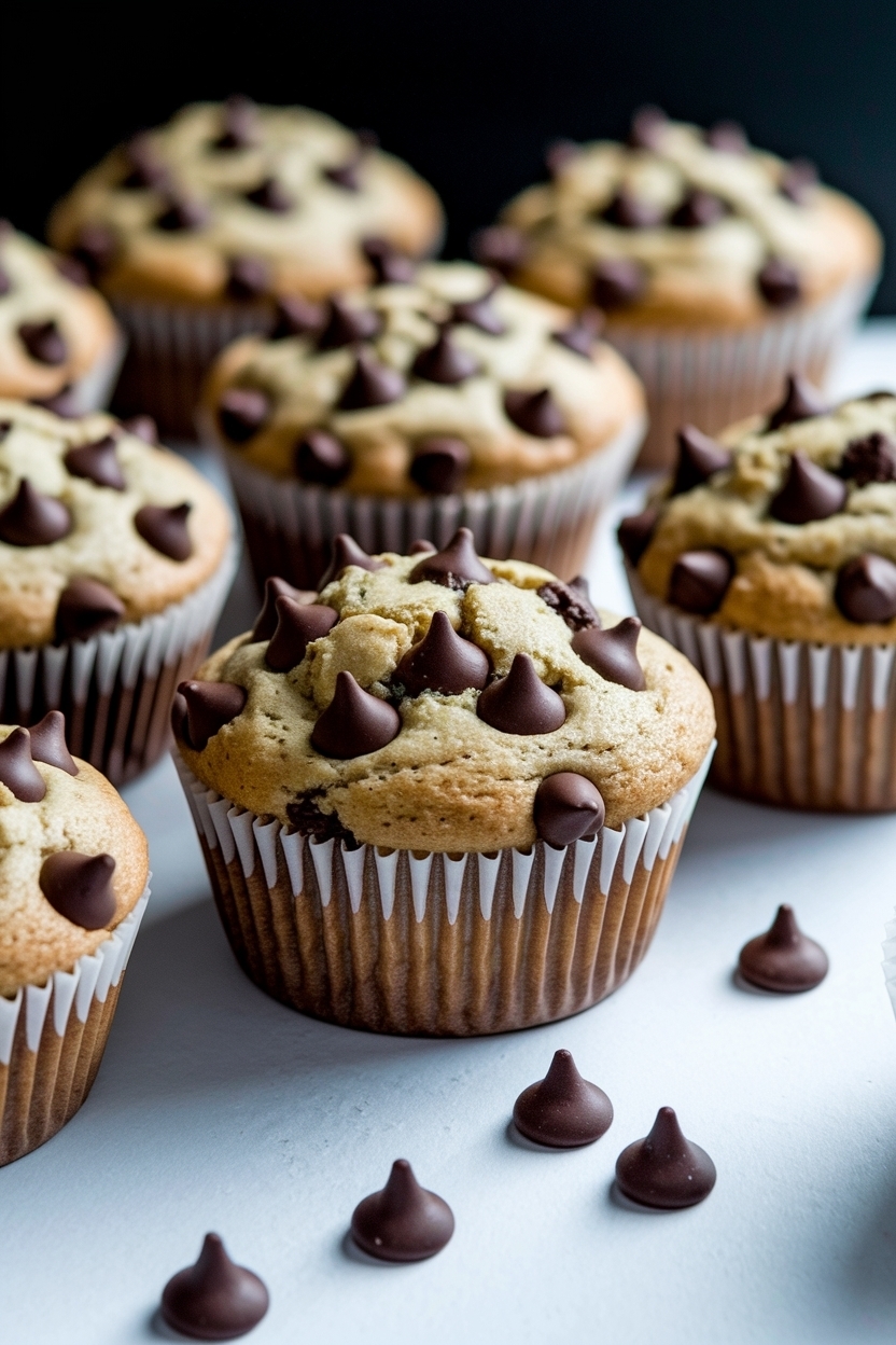 chocolate chip muffins recipe moist