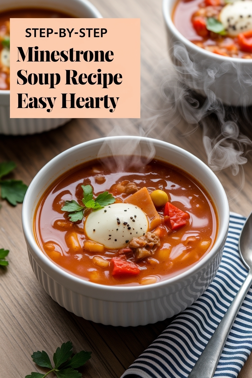 minestrone soup recipe easy hearty